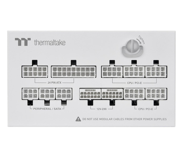 Thermaltake Dockpower FI 1000W 80 Plus Gold modular ATX3.1 Gen5 Snow - 1608674 - zdjęcie 5